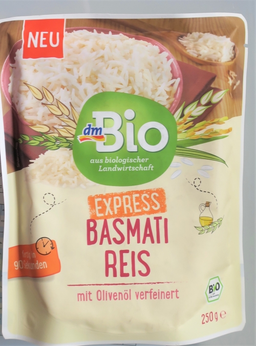 Bio rýže expres basmati bílá (2023)