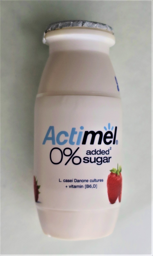 Actimel Jogurtový nápoj 0% Jahoda bez přidaného cukru chlaz. 6x(4x100g) (2022)