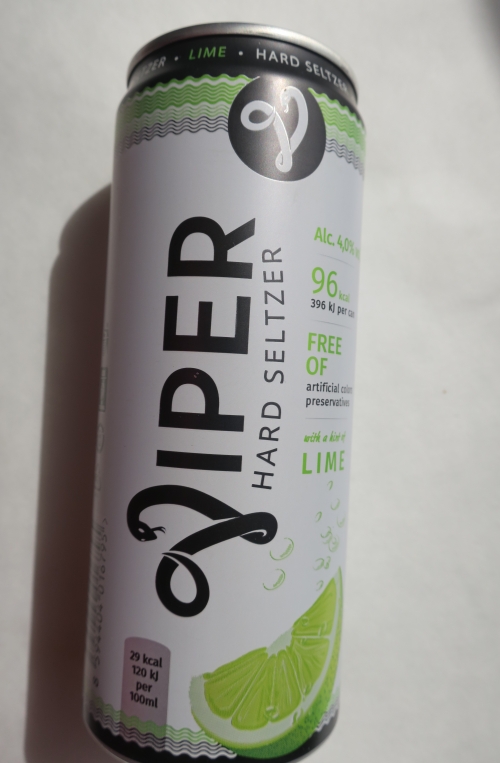 Viper Hard Seltzer s příchutí limetky 330ml (2022)