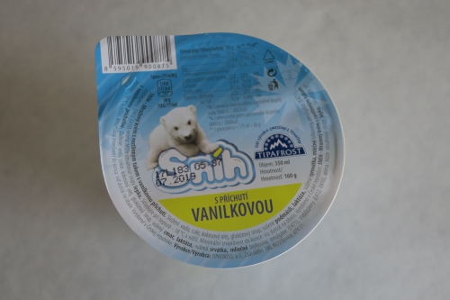 Sníh - mražený krém s rostlinným tukem s vanilkovou příchutí (2017)