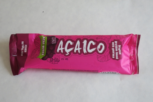 Mražený krém sorbet acai s guaranou v kakaové polevě 55 g (Acai berry) (2017)