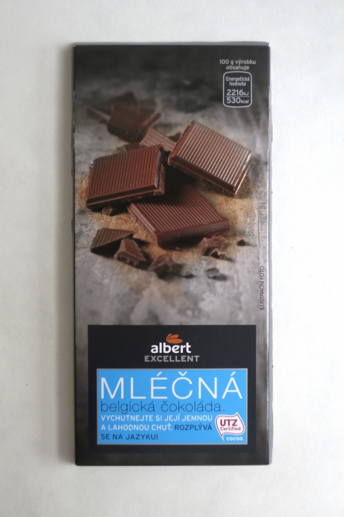 Mléčná belgická čokoláda - Albert excellent (2018)