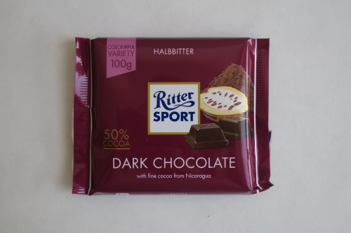 Ritter Sport - dark chocolate (50% cocoa)