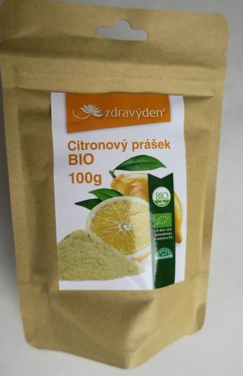 Citronový prášek bio (2019)