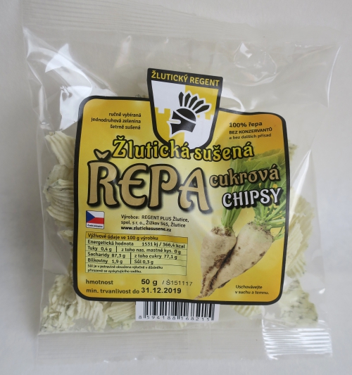 Řepa cukrová chipsy (2019)