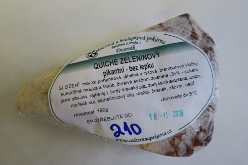 QUICHE ZELENINOVÝ pikantní - bez lepku (2018)