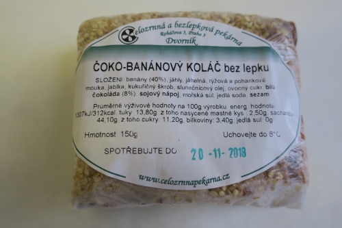 ČOKO - BANÁNOVÝ KOLÁČ bez lepku (2018)