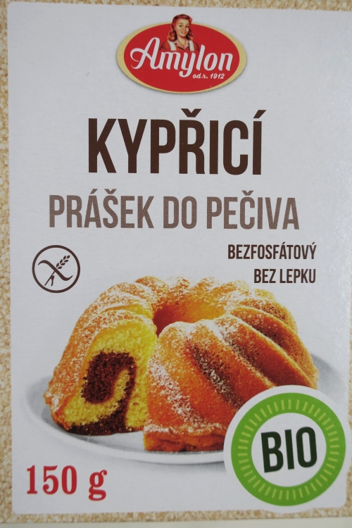 Kypřicí prášek do pečiva bezfosfátový (2023)