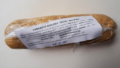 Vanilkové rohlíčky-těsto bez lepku (2024)