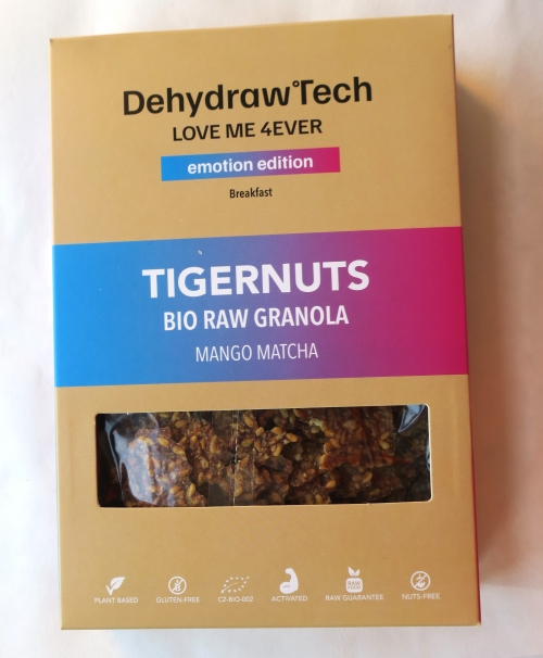 Bio tigernut raw granola mango a matcha (2024)