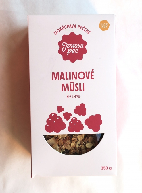 Malinové muesli bez lepku (2024)
