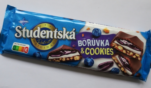 Studentská pečeť borůvka a cookies (2024)