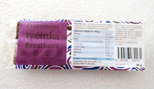 Proteinová tyčinka švestková (2024)