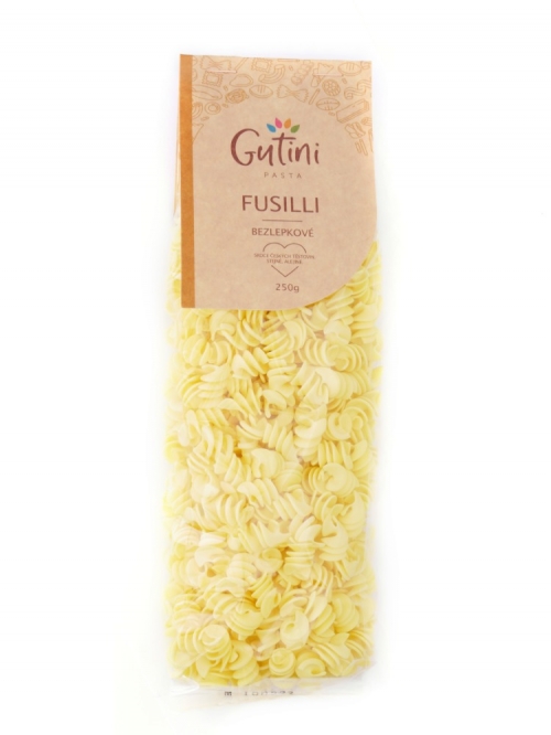 Pasta Fusili bezlepkové