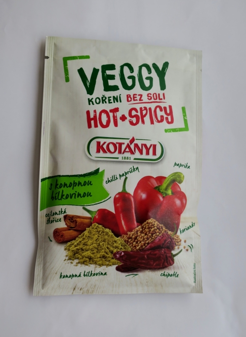 Veggy hot spicy s konopnou bílkovinou (2020)