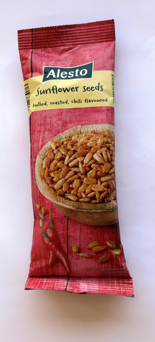 Slunečnicová semínka loupaná, pražená, s chilli (2020)
