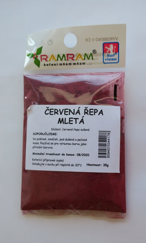 Červená řepa mletá (2020)