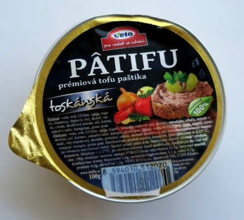 Patifu prémiová tofu paštika toskánská (2020)