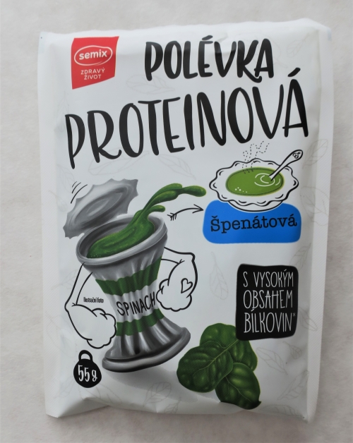 Proteinová polévka špenátová (2021)