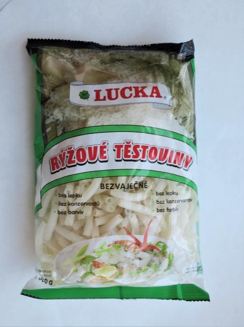 Rýžové těstoviny bezvaječné - trubky (2021)
