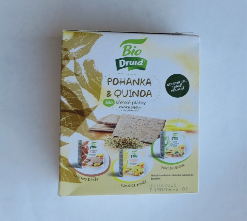 Bio křehké plátky pohanka a quinoa (2021)