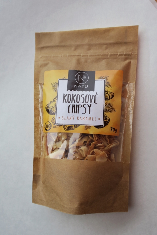 Kokosové chipsy slaný karamel (2021)