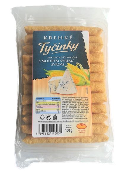Křehké tyčinky s modrým sýrem (2021)