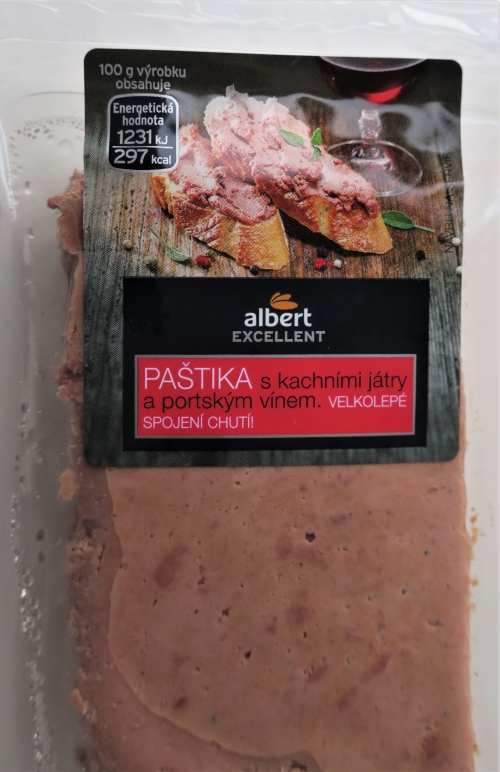 Paštika s kachními játry a portským vínem (2022)