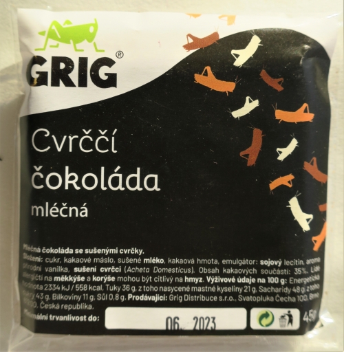 Cvrččí čokoláda mléčná (2023)