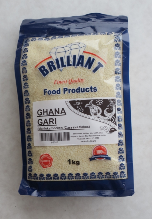Ghana gari (vločky z manioku) 2021